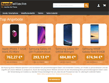 Tablet Screenshot of handyattacke.de